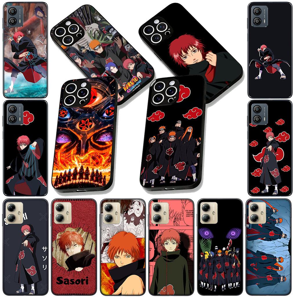 Чехол для телефона Sasori Narutos Akatsuki для Motorola Moto G86 G14 G35 G34 G45 G55 G64 G75 G85 G24 G15 G54 G57 Power Мягкий чехол