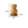 Bamboo Dishwashing Brush Natural Sisal Wooden Handle High Density Bristles for Cast Iron Pans Pots Dishes Fruits Vegetables Clea