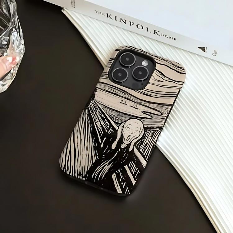 Абстрактный арт-принт Чехол для телефона для iPhone 17 17e 16e 16 15 14 13 12 11 X XS XR XSMAX 7 8 Air Pro Max Plus Двухслойная задняя крышка