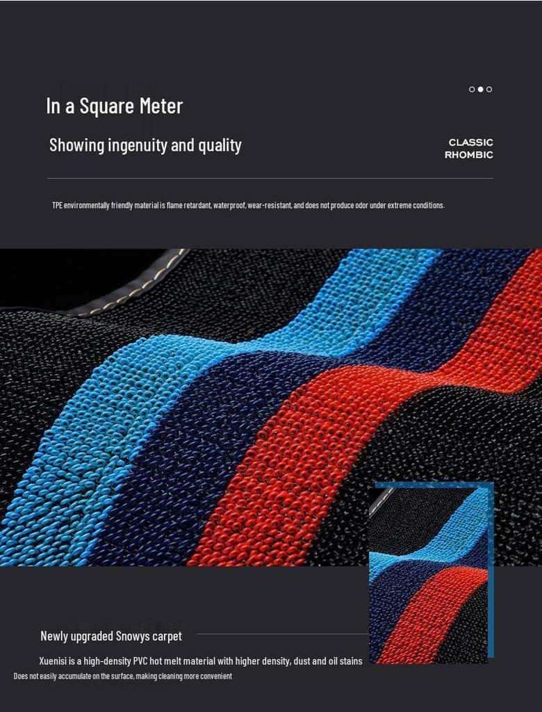 Roewe D7 Eco-friendly TPE Floor Mats: Odorless, Scratch & Wear-resistant, Waterproof, Low-temp Resistant, Full Interior Coverage.