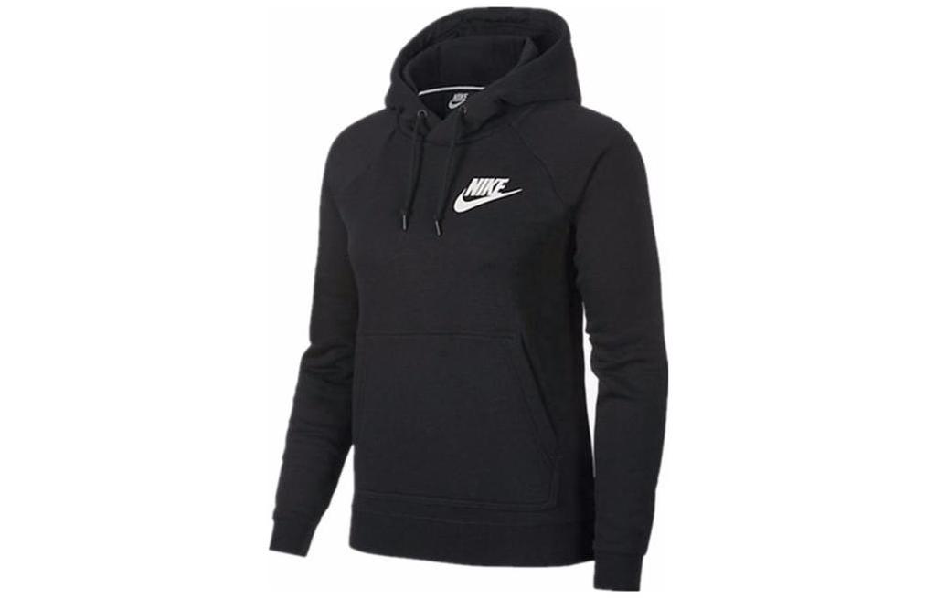 Nike Sweatshirts Women's Black Hooded Moderate Regular CW6419-010