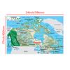 Canada Physical Map Wall Art Poster for Classroom Living Room Decor Geography Educational Hanging Picture Study Room Office Map