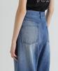 AVIREX WAPPEN BARREL LEG DENIM PANTS indigo