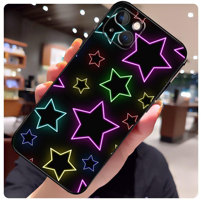 Яркие Звезды Художественный Чехол Для iPhone 16 Pro Max 14 13 12 11 15 17 Pro Max mini 15 16 Plus 16e 17 Air Чехол для Телефона