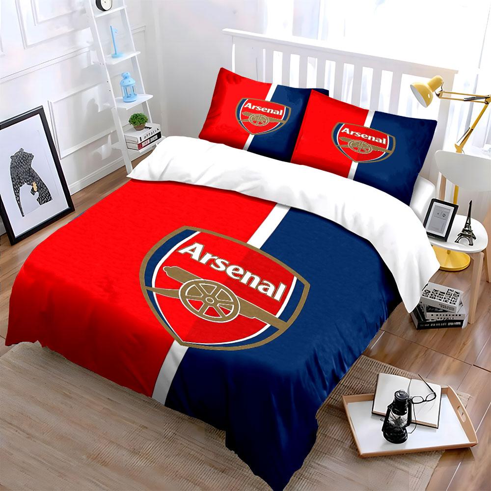 "Arsenal Logo Bedding Set" Bedding Duvet Cover Set Duvet Cover Pillowcases (1 * Duvet Cover 2 * Pillowcases, without duvet insert)