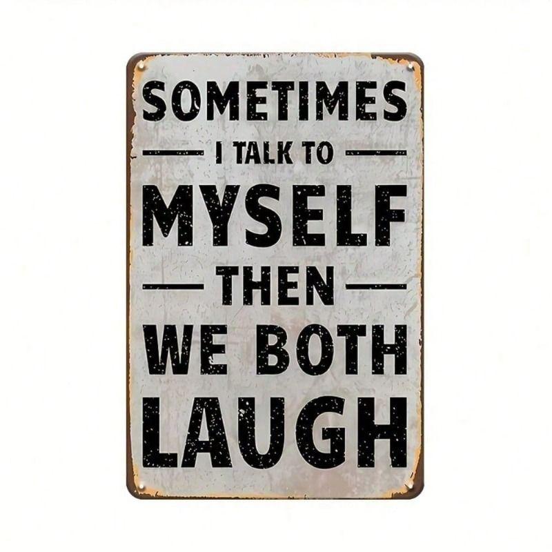 Retro Metal Wall Art Tin Sign Vintage Home Decor