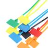 50pcs Markers Self-locking Plastic Loop Cable Winder Wire Ties Tag Labels