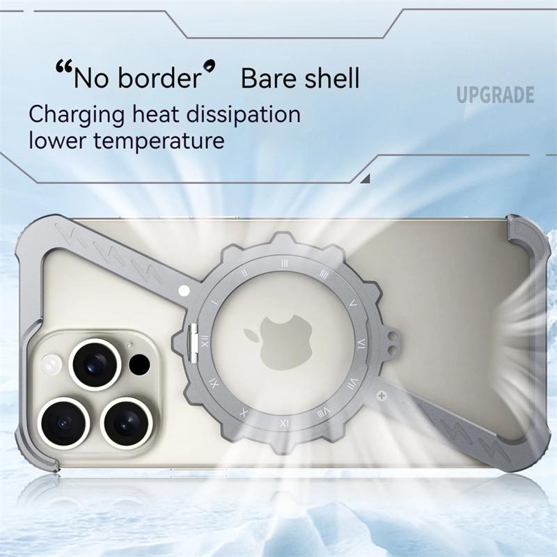 Роскошный металлический чехол для телефона из алюминиевого сплава в форме буквы Z для iPhone 16 15 14 13 Pro Max Plus, защитный чехол, противоударный бампер, вращающийся на 360°