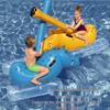 Intex 57288 Double Flamingo Adult Inflatable Swimming Ring - Thick Oversized Floating Bed for Kids & Adults