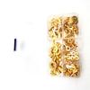 150pcs Insulated Ring Cable Lugs Assorted Ring Eyes 3.2-10.2mm Wire Cable Connectors Brass Terminals Assortment Kit