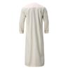Men's Muslim Shirt Print Kaftan Islamic Royalty Dubai Robe O-Neck Long Sleeve Retro Tunics Abaya Loose Kandoura