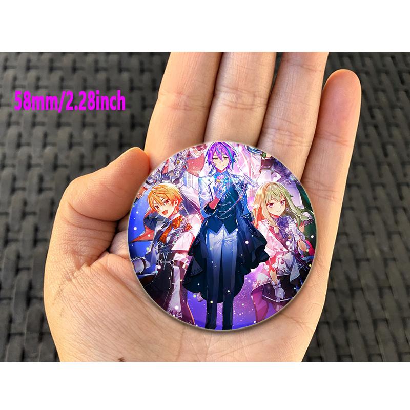 32/44/58 мм Project Sekai Wonderlands X Showtime Pin ручная работа брошь для одежды мультяшный косплей значок украшение на рюкзак ювелирные изделия подарок