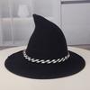 Halloween hat new cotton yarn European and American popular witch hat wizard hat funny hat