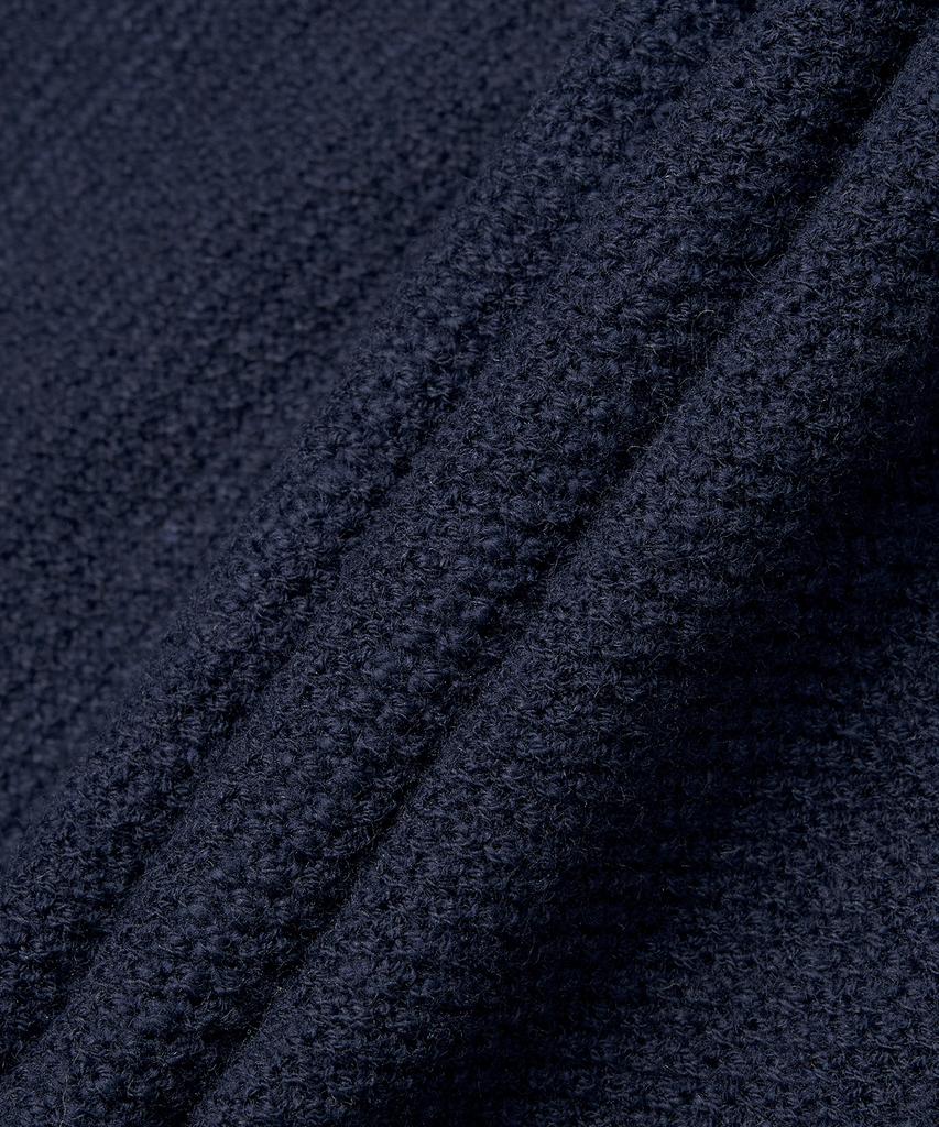 POLO RALPH LAUREN Textured Cotton Linen Shirt Sweater - Bright Navy