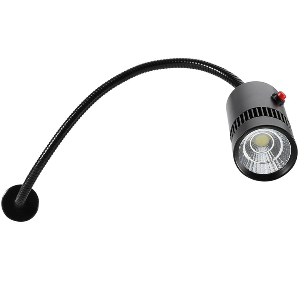 7W  LED Adjustable Neck Machine Tool Lathes Lamp Magnetic Mount