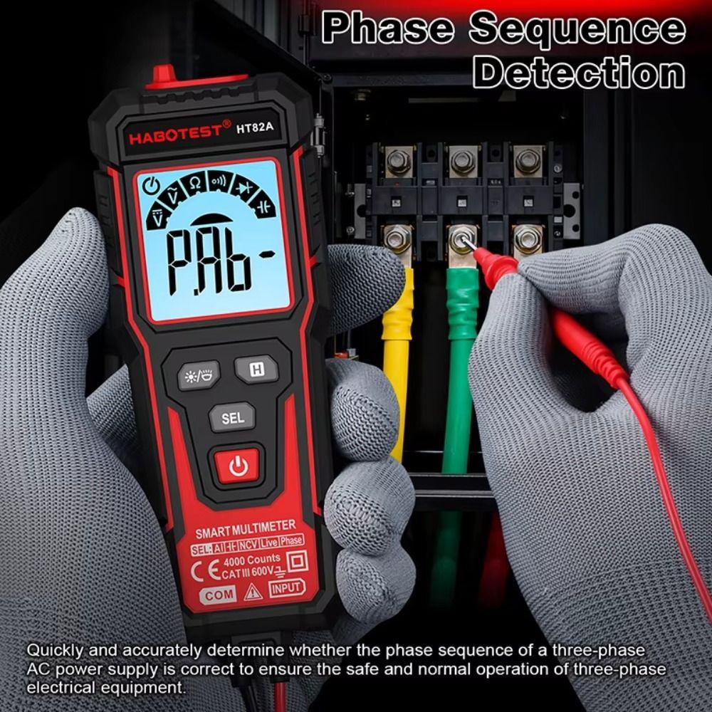 AC DC Voltage Smart Digital Multimeter High Precision NCV Multimeter Portable TRMS Multimeter
