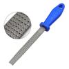 3 Pieces Wood Rasp File Set Alloy Steel Woodworking File, Round, Flat, Semi-Round, File Tools for Woodworking