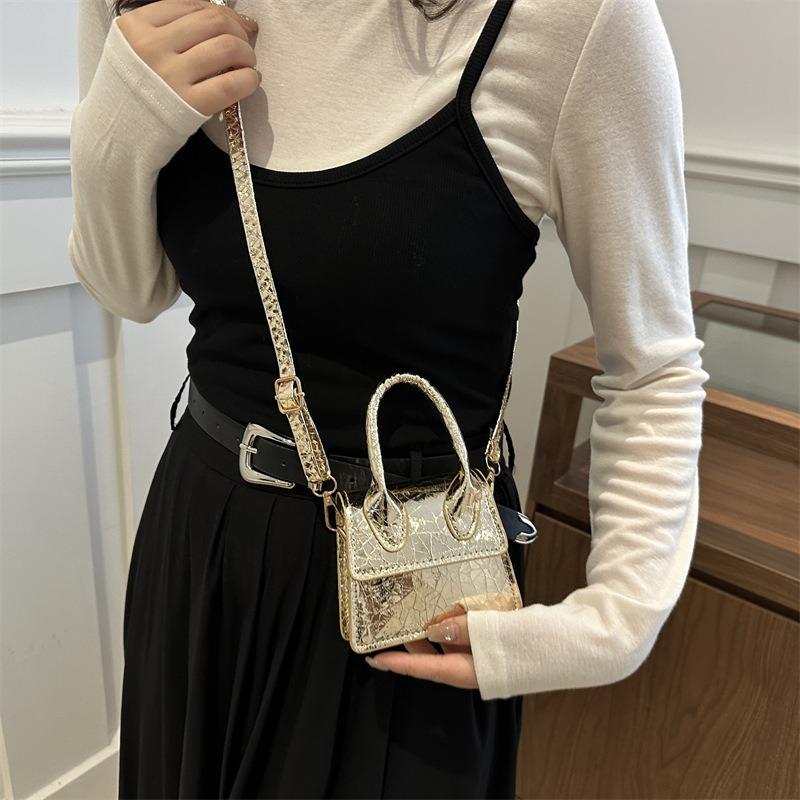 Новая портативная модная и красивая простая ретро повседневная мини сумка-мессенджер через плечо