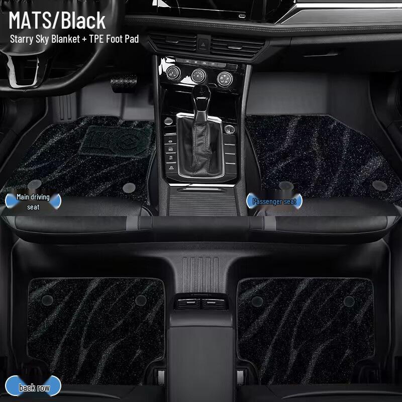 Hyundai I30 TPE Double-Layer Floor Mats: Full Surround, Waterproof, Wear-Resistant.