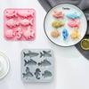 Силиконовая форма на 7 ячеек Разные Морские Рыбы Форма Морского Конька Рыбы-Фугу Форма для Помадки Конфет Шоколада Животное Украшение для Торта