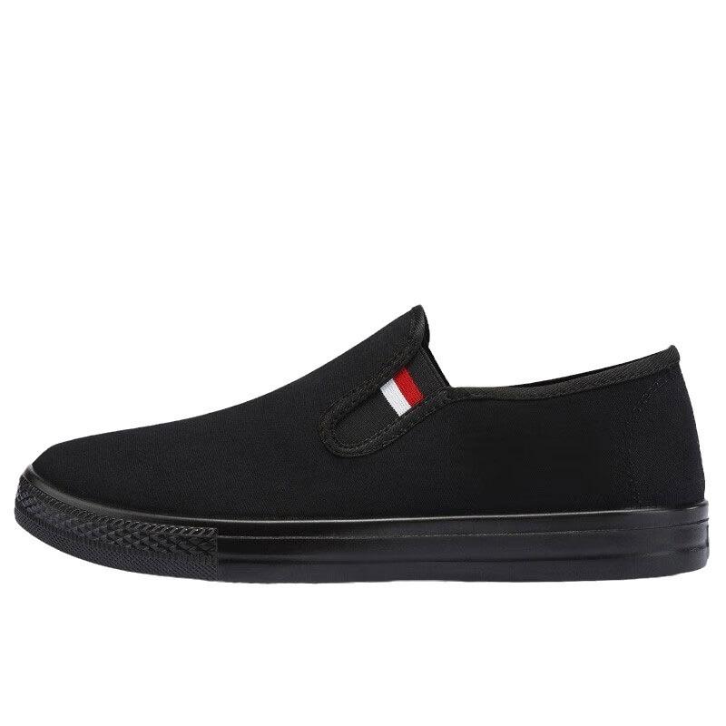 Мужская обувь на одной педали весна и лето старые пекинские парусиновые туфли повседневные универсальные мужские и женские ленивые туфли