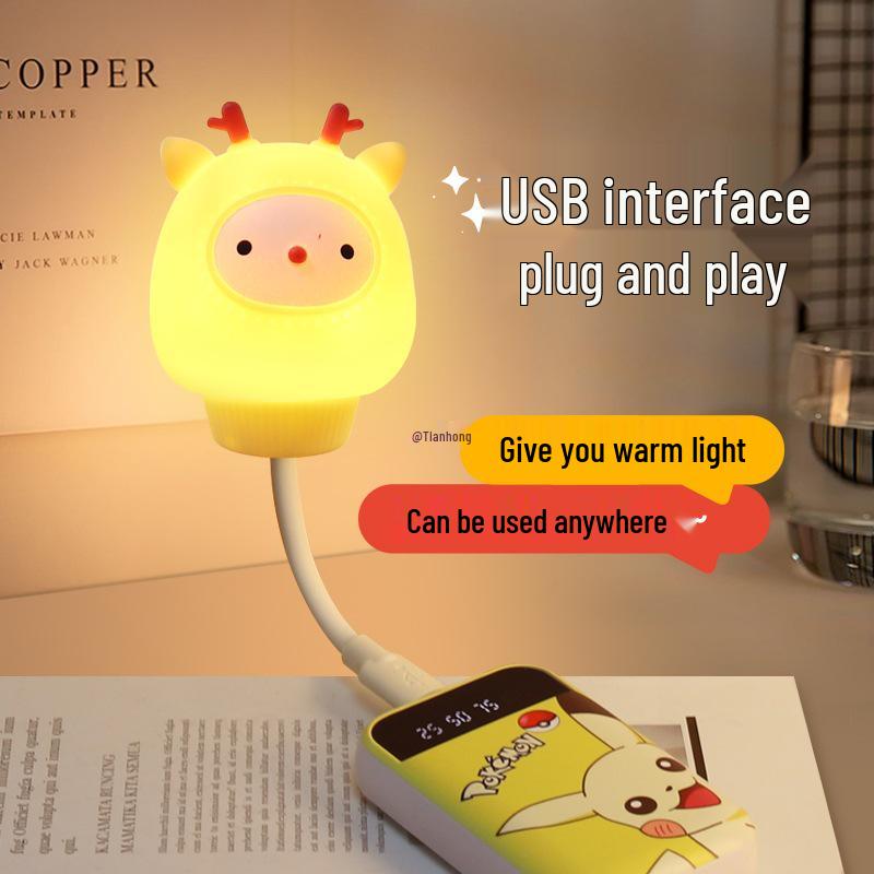 Voice-Activated Smart Night Light for Bedroom, Bedside, and Kids' Room