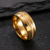 Новое титановое стальное кольцо: Матовый, Вращающийся, В стиле Хип-Хоп, Набор ювелирных изделий из нержавеющей стали