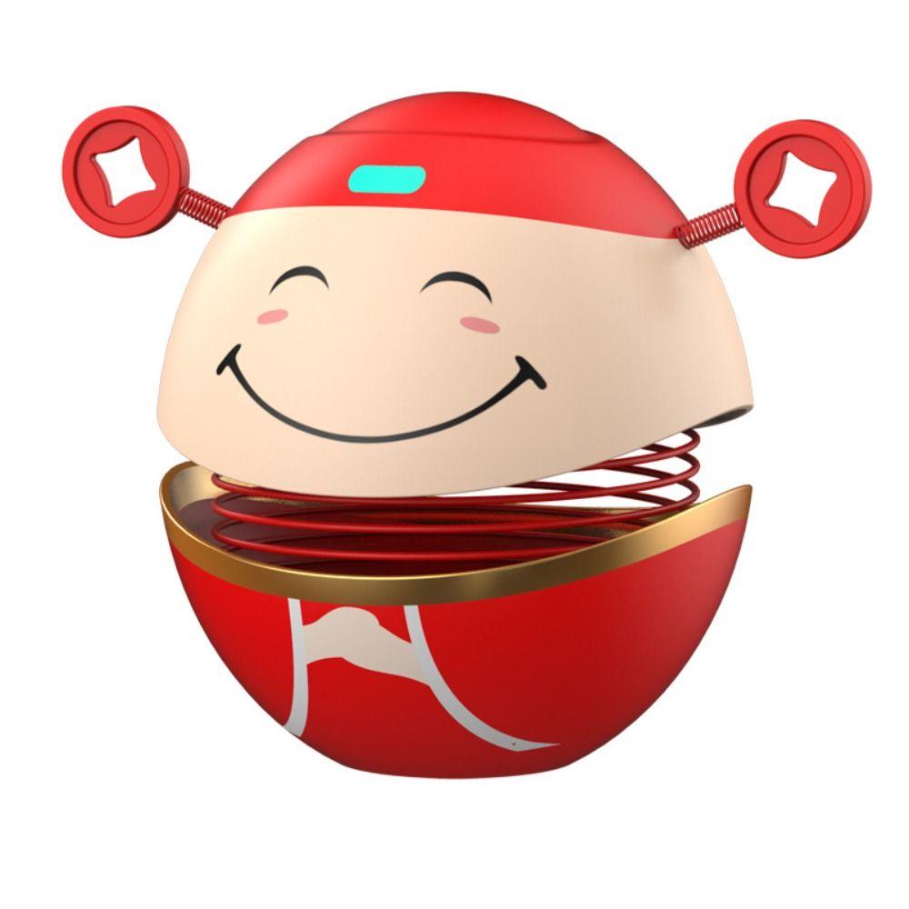 Car Bell Auto Interior Accessory Dopamine Desktop Ornament Creative Nodding Head Ornament  Office