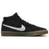 Nike Bruin High SB Черно-белые кроссовки для женщин с подошвой цвета жевательной резинки DR0126-002