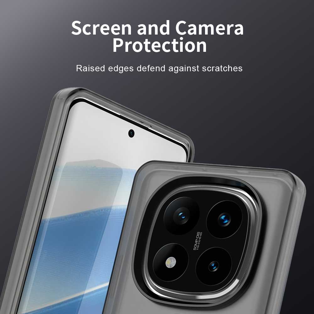 Магнитный беспроводной зарядный чехол для Redmi Note 14 Pro 5G Note 14 Pro+ Plus Чехол Конфетные цвета Прозрачная задняя крышка Coque