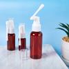 5Pcs Plastic Nasal Spray Bottle 360 Degree Rotation Atomizer Refillable Empty Throat Sprayer Pump Snoot Cleaning Container