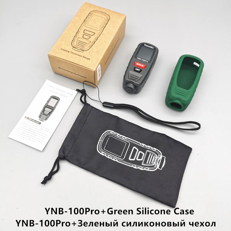 Yunombo 2025 Новый выпуск YNB-100Pro Fe nFe Fe+Zn Мини-измеритель толщины пленки Измеритель толщины покрытия Тестер толщины автомобильной краски