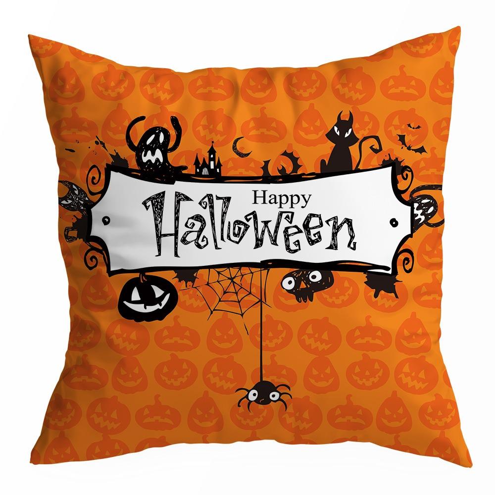 Halloween Holiday Party Decoration Pillow Cover Suitable for Home Living Room Sofa Room Decoration Friend Gift