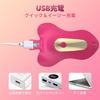 YAMAIR Vibrator for Electric Clitoral 10 Vibration Modes 10 Tap Modes APP Call Video 10m Remote Control Two Point Adult Soft Adult Rose Color Women,