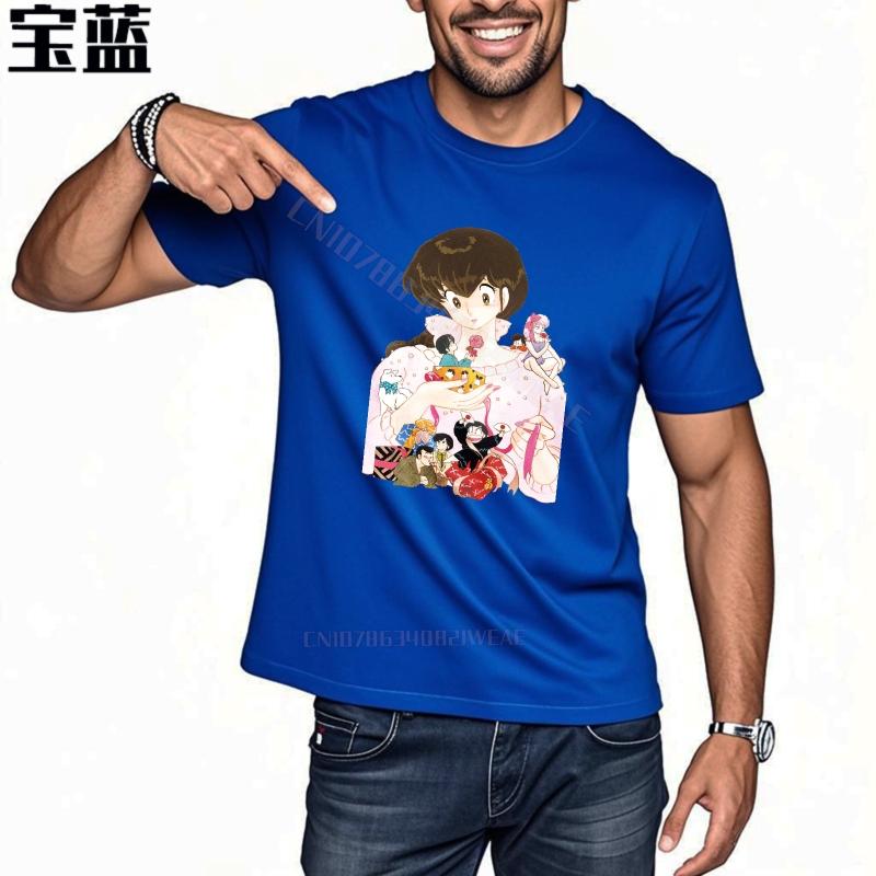 Tshirt Men Adult New Teeshirts Anime Girl With Pets Short Sleeve Classic Tshirt Cool Cotton Essential Teeshirts