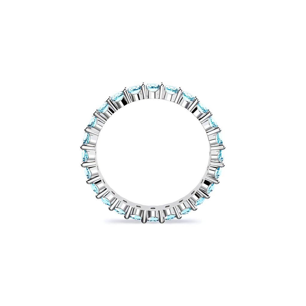 Swarovski Кольцо Matrix Fashion Круглая огранка Родированное покрытие Женское кольцо Синий 5658671