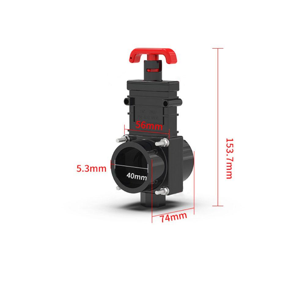 Leak-Proof RV Sewer Gate Valve Designed with Flow Control Handle and Pulltype Mechanism for Secure Drain Hose Shut Off
