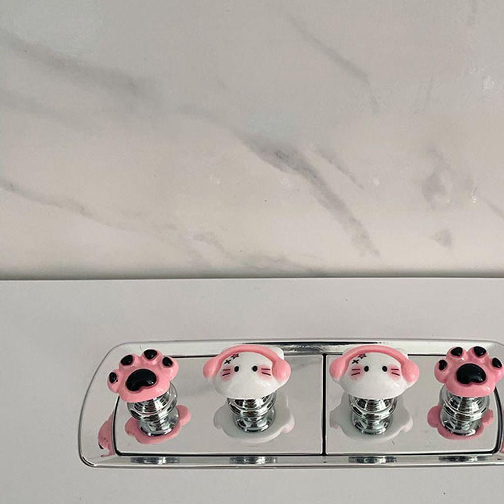 Милая кнопка смыва унитаза, экономящий труд переключатель для унитаза, прочный подъемник крышки унитаза