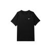 Solid Color Sport Training Casual Crew Neck Pullover Short Sleeve T-Shirt Men Tops Black DV9816-010
