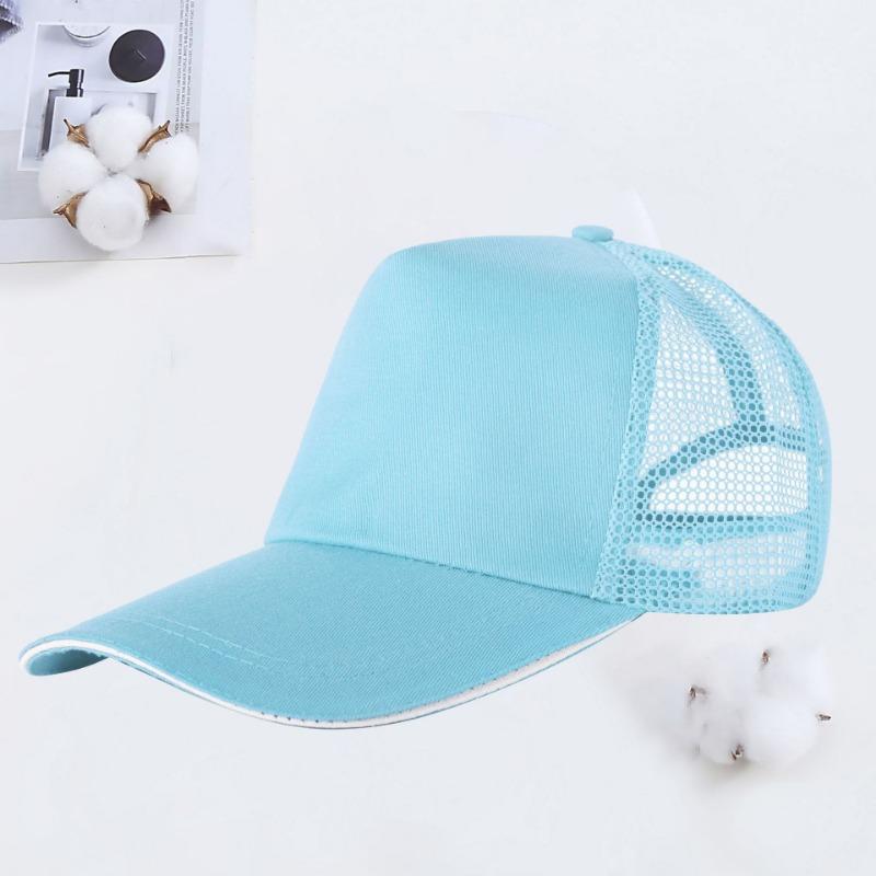 Volunteer Summer Breathable Baseball Mesh Cap Printing Travel Sun Hat Small Batch