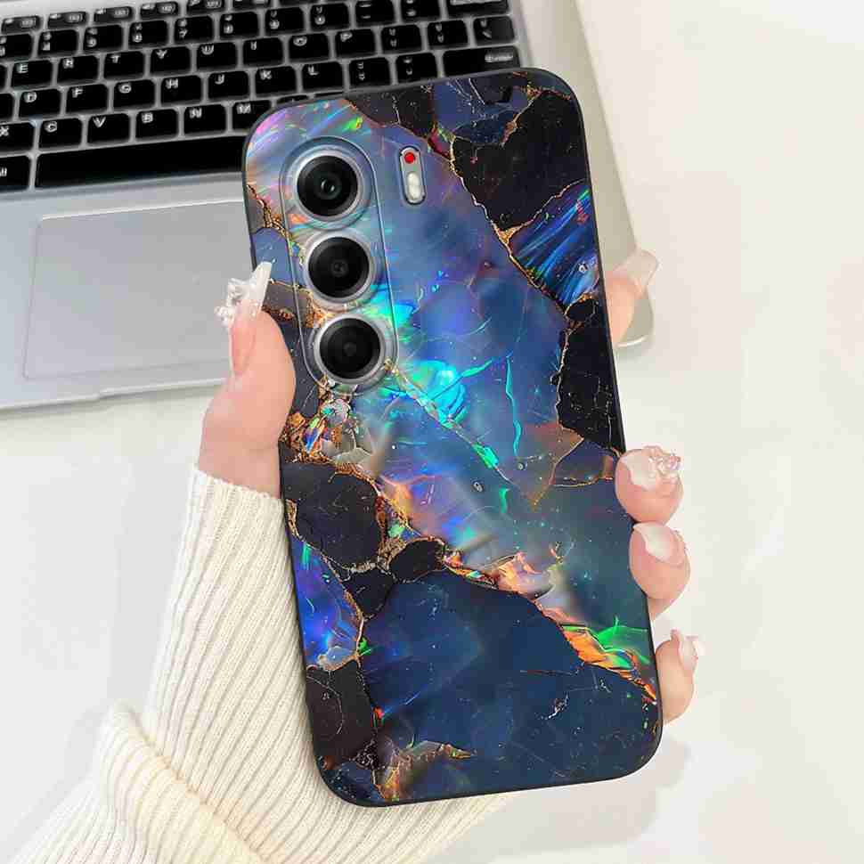 For Tecno Camon 40 Pro 5G Case Fashion Flower Cute Rabbit Soft Silicone Cover For Tecno Camon 40Pro 5G 6.78" Bumper Phone Cases