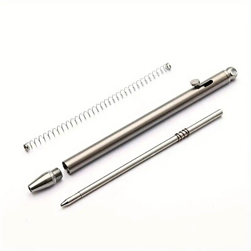 Мини-ручка EDC из титана для улицы, Персонализированная креативная ручка-подпись из титанового сплава, Портативный многофункциональный пишущий инструмент