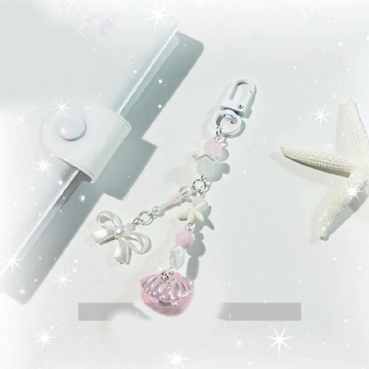 Модный брелок-подвеска Ракушка Бантик Бусина Милое украшение Подвеска Костяной шарм