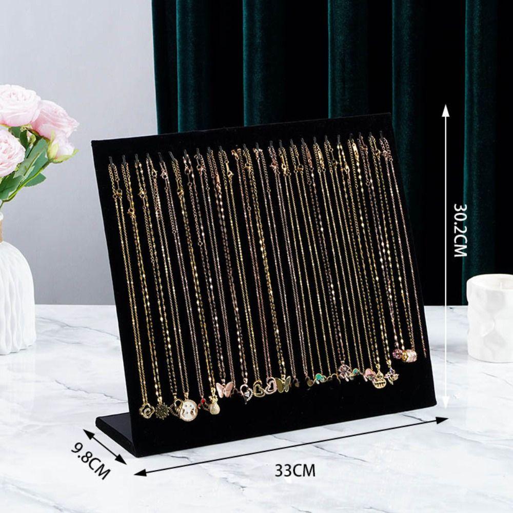 Large Bracelet Display Rack Flannel Jewelry Collection Rack New Necklace Display Shelf