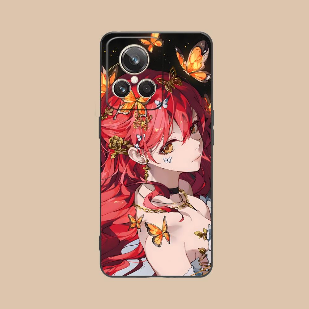 HSR Himeko Матовый ТПУ Чехол для Мобильного Телефона для Realme 15 14 13 12 11 10 9 Pro Plus T i Lite 5G Цветной Печатный Чехол