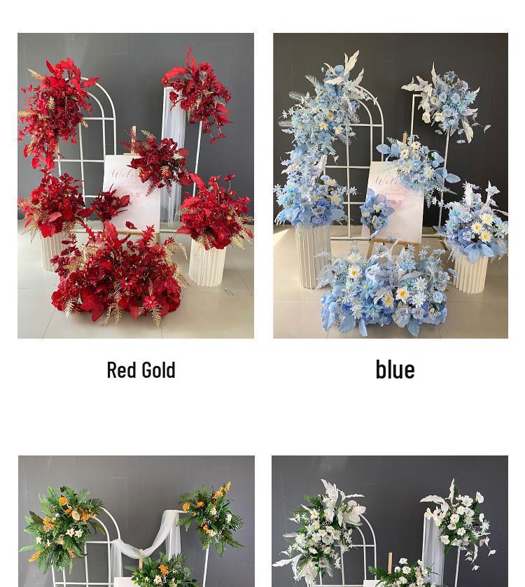Искусственный Цветочный Декор для Свадебного Места Проведения: для Дорожки, Сцены и Банкетного Зала