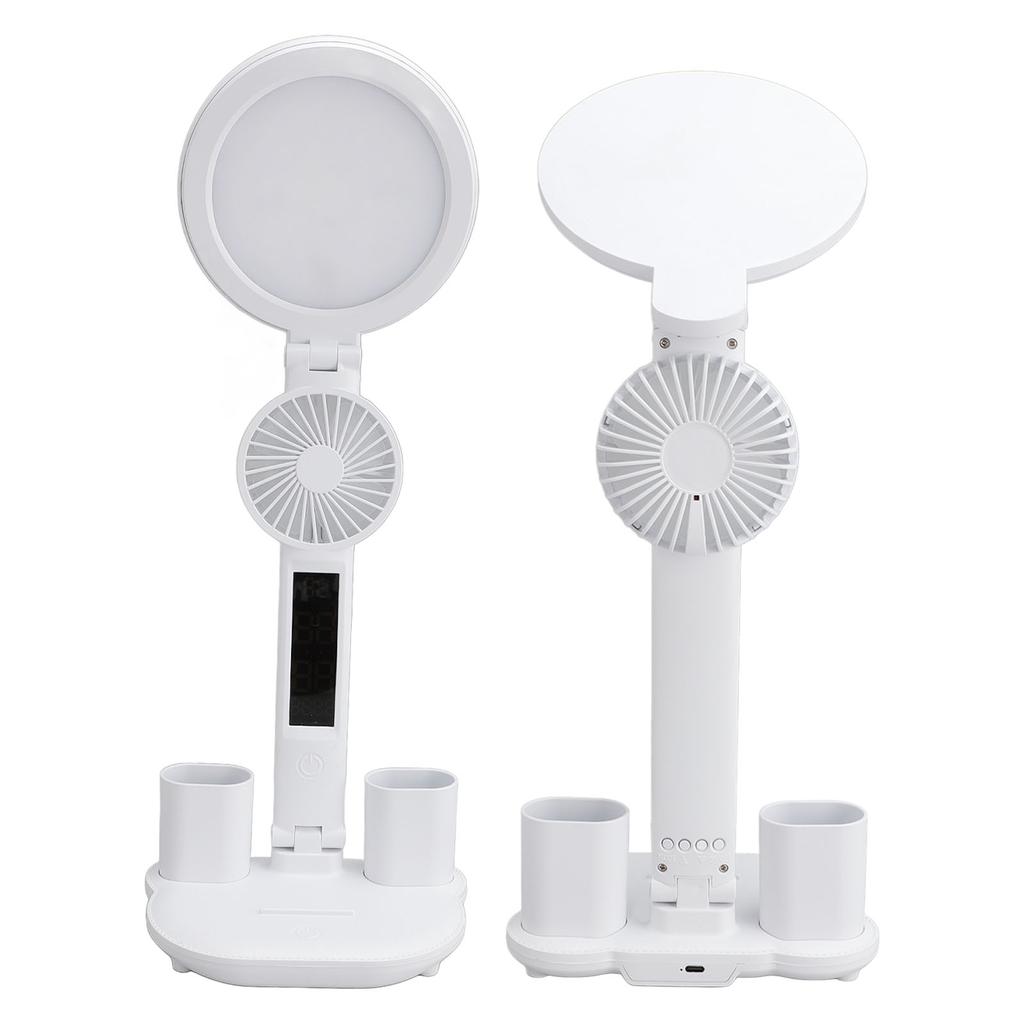 Настольная лампа LED Eye Care складная сенсорное управление круглая USB зарядка 3 цветовых температуры плавная регулировка яркости