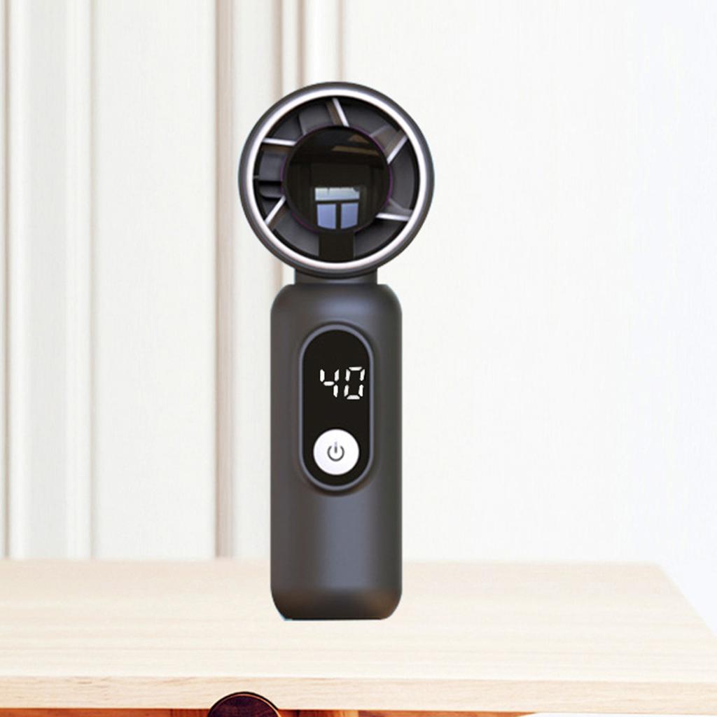 Portable USB Mini Fan Handheld Air Cooler 3000mAh Rechargeable For Outdoor Travel Camping Commute