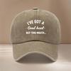 Uniform Cap for Men and Women, Straightforward and Humorous Style, Light and Comfortable Curved Brim Trucker Hat