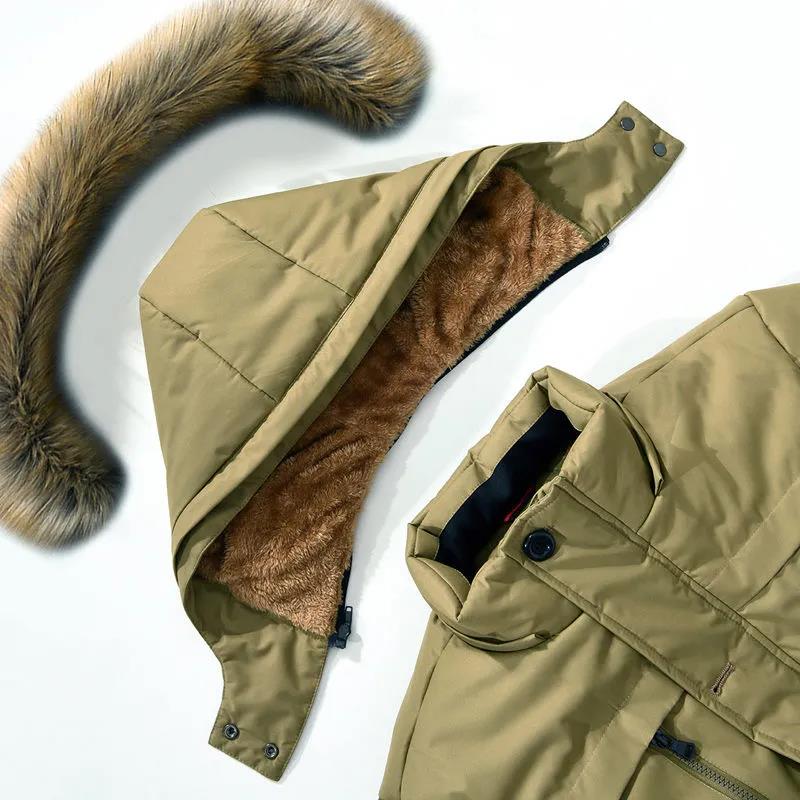 Куртка свободного покроя, мужская зимняя куртка, утепленная хлопковая куртка, мужское пальто с капюшоном, мужская ветрозащитная водонепроницаемая парка